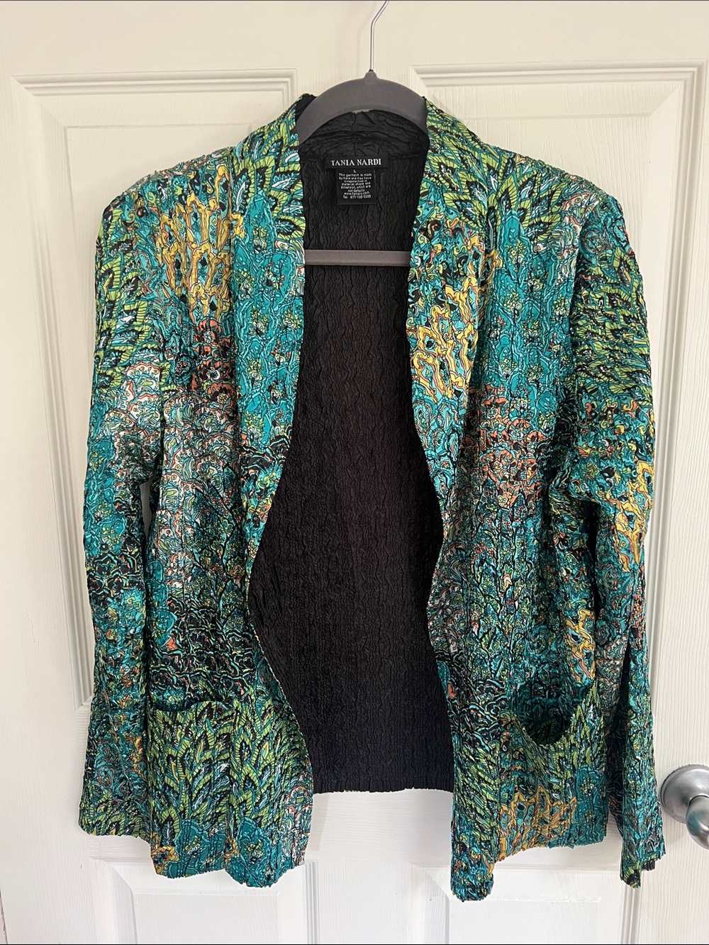 WOMEN’S REVERSIBLE CRINKLE JACKET SZ L